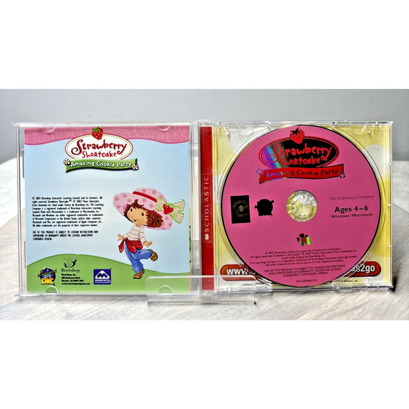 Strawberry Shortcake – Amazing Cookie Party (PC/Mac CD-ROM, Scholastic/The Learn - Picture 3 of 5